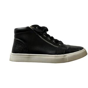 DV BY DOLCE VITA ALISON High Top Sneaker Black White Size 9